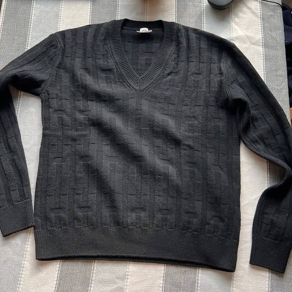 brand new with tag hermes sweater black wool - Picture 1 of 8